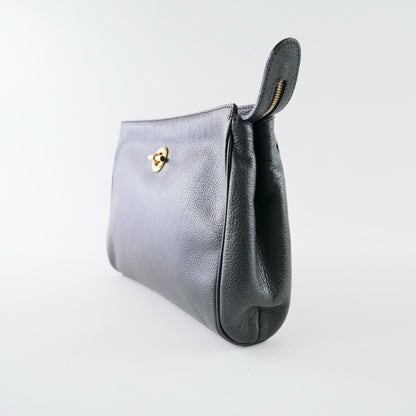 Celine Vintage Textured Leather Clutch