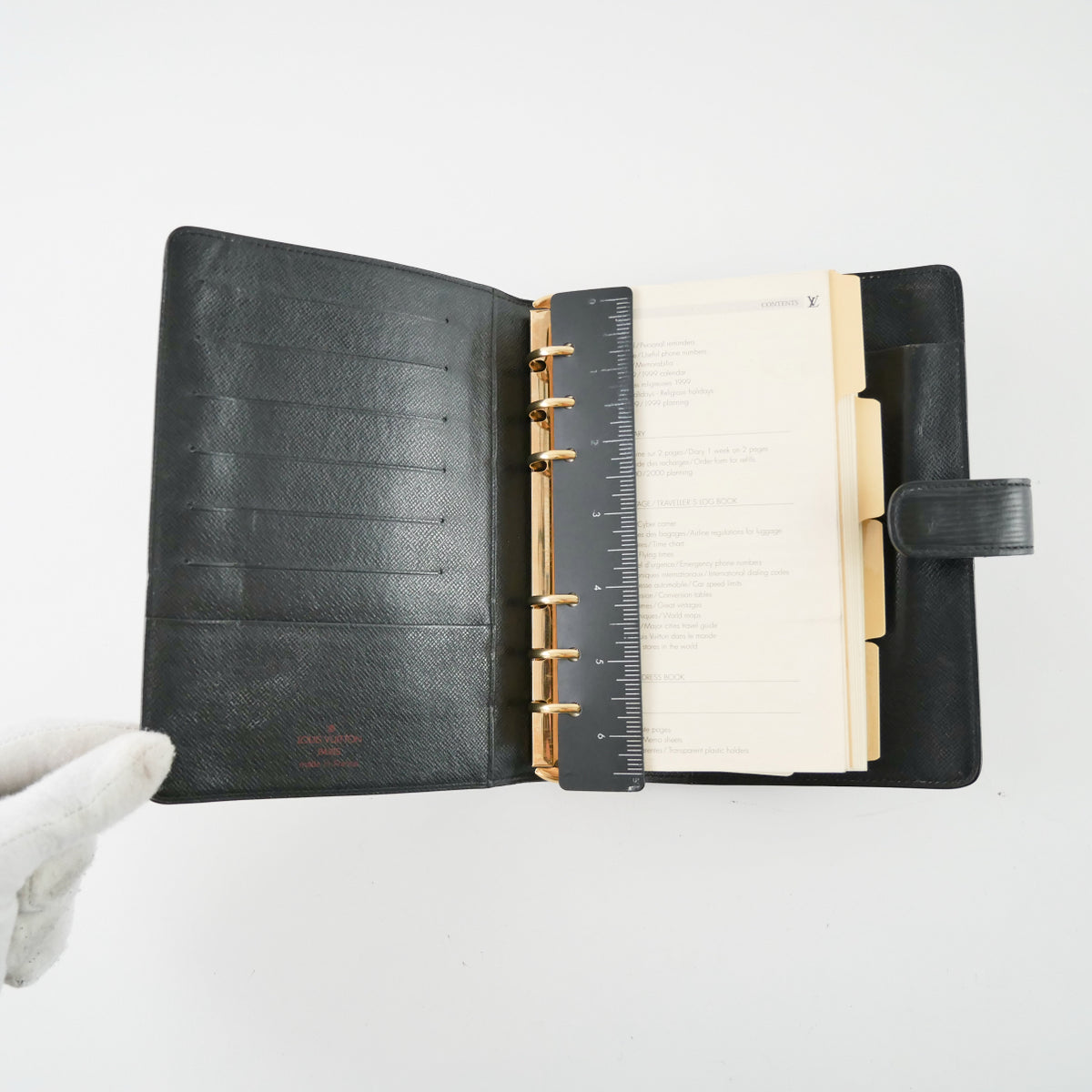 Louis Vuitton Vintage EPI MM Agenda