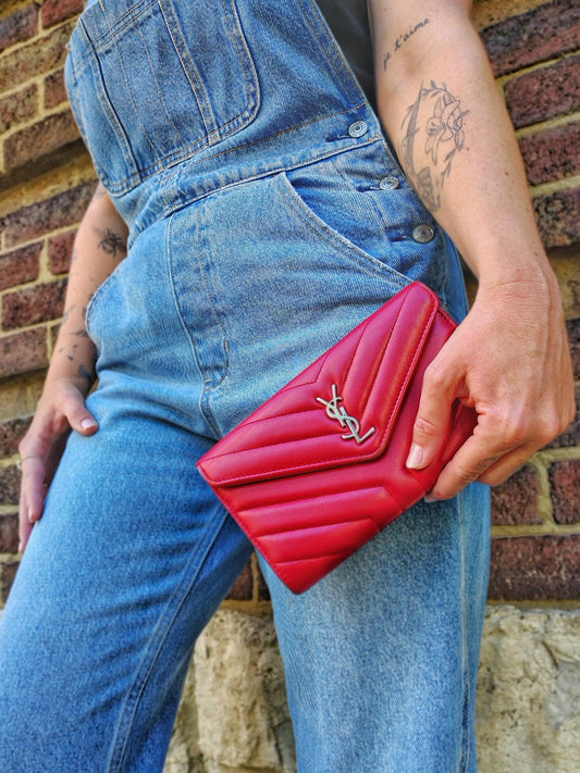 YSL Cassandre Quilted Wallet