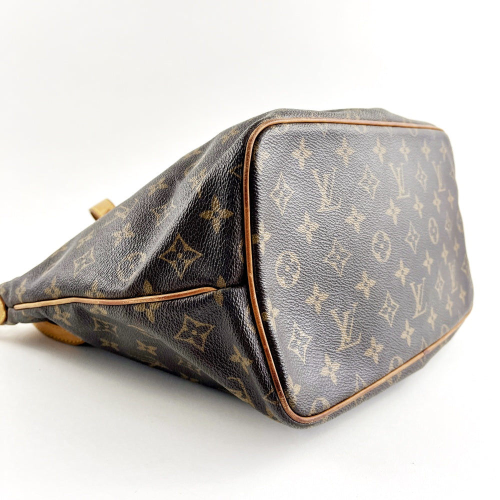 Louis Vuitton Palermo Monogram PM Shoulder Bag Crossbody Tote Zip